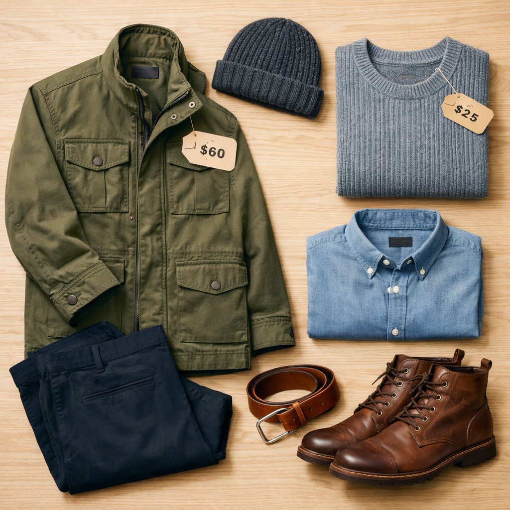 Budget Men’s Fall Capsule: Coordinated Outfits Under $150 That Work