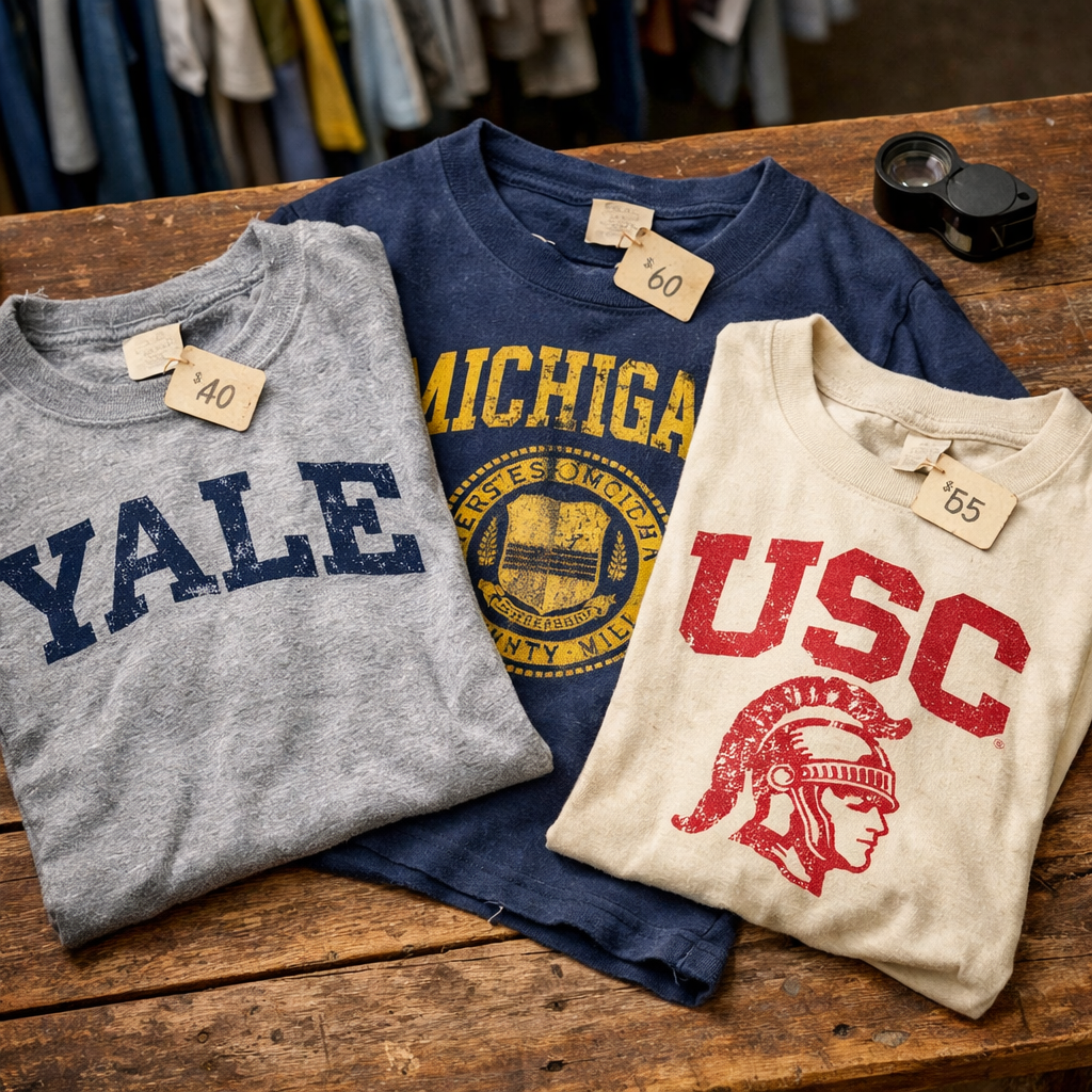 Hidden-Gem Shops Selling Rare Vintage University Tees, Vetted Picks
