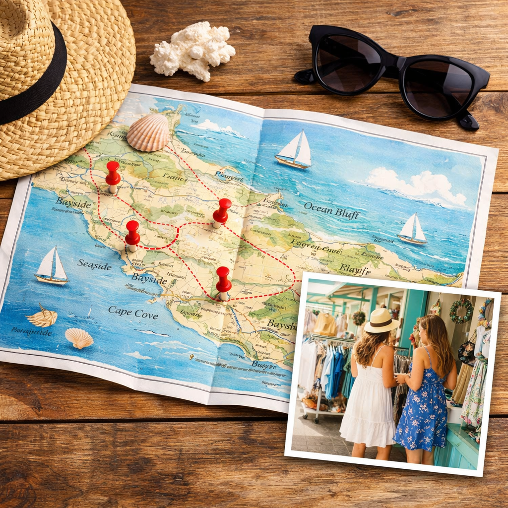 Insider Map to Women’s Coastal Wear Stores Near You