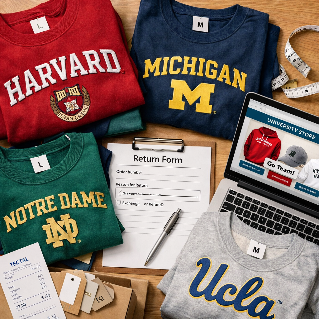 Official College Merchandise Guide: Trusted Stores, Return Policies, Sizing Tips